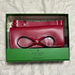 Kate Spade Red Adjustable belt bag